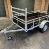 Syma enkelasser 257x131cm hout Syma bakwagen enkelasser ongeremd L.257 x Br.131cm