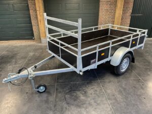 Syma enkelasser 257x131cm hout Syma bakwagen enkelasser ongeremd L.257 x Br.131cm