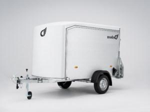 Debon Roadster 255 ongeremd wit studio Debon Roadster 255 gesloten enkelasser ongeremd L.252 x Br.125 x H.155cm